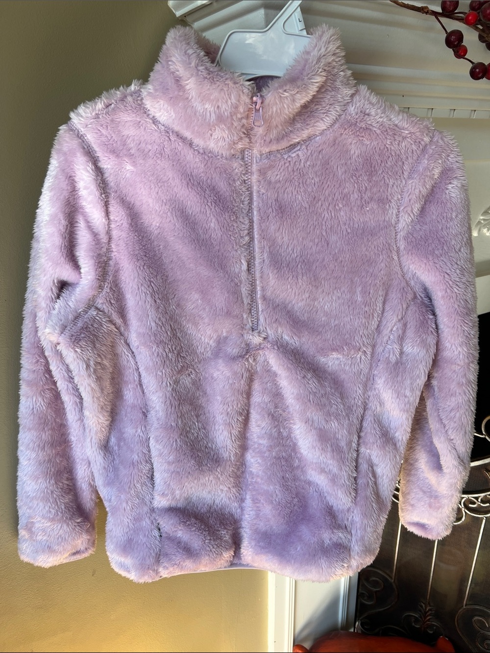 Women’s Baleaf 1/4 Zip Arctic Fleece Pull Over Light Purple Size XS